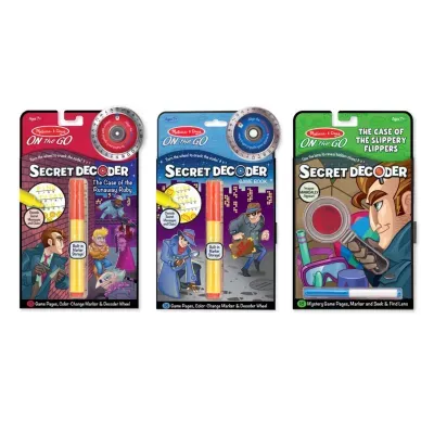 Melissa & Doug Secret Decoder Spy Bundle 3-pc. Activity Book