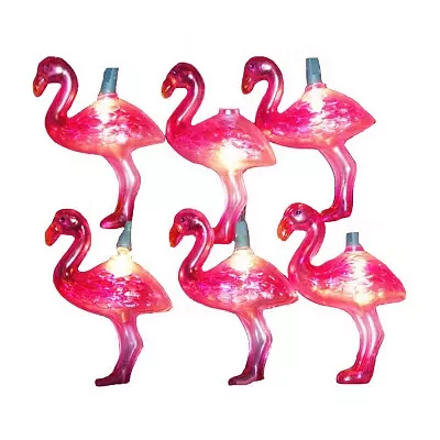 Kurt Adler 10-Light Flamingo Novelty Light Set