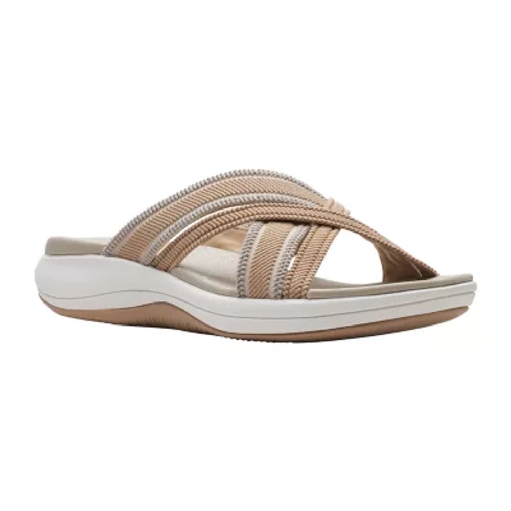 Clarks Womens Cloudsteppers Mira Isle Slide Sandals