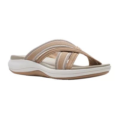Clarks Womens Cloudsteppers Mira Isle Slide Sandals