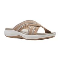 Clarks Womens Cloudsteppers Mira Isle Slide Sandals
