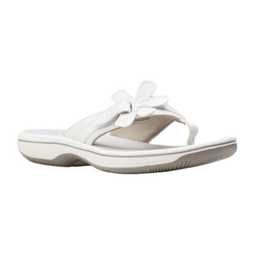 Clarks Womens Cloudsteppers Brinkley Flora Flip-Flops