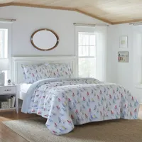 Laura Ashley Ahoy Floral Reversible Quilt Set