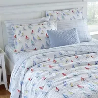 Laura Ashley Ahoy Floral Reversible Quilt Set