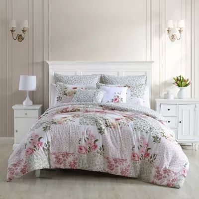 Laura Ashley Ailyn Floral Midweight Comforter