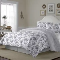 Laura Ashley Annalise Floral Midweight Comforter