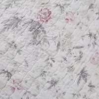 Laura Ashley Breezy Floral Reversible Quilt Set