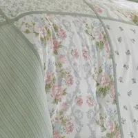 Laura Ashley Harper Floral Midweight Comforter