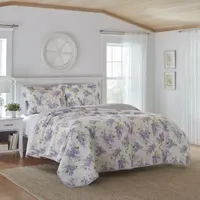 Laura Ashley Keighley Floral Reversible Quilt Set