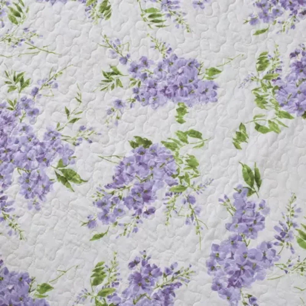 Laura Ashley Keighley Floral Reversible Quilt Set