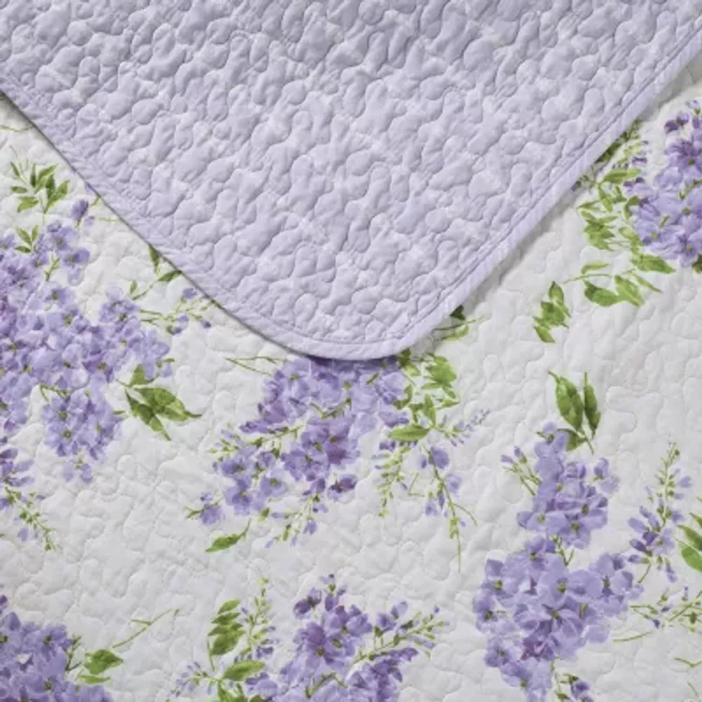Laura Ashley Keighley Floral Reversible Quilt Set