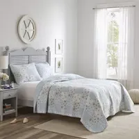 Laura Ashley Kenna Floral Reversible Quilt Set