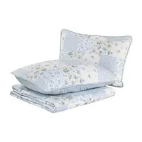 Laura Ashley Kenna Floral Reversible Quilt Set