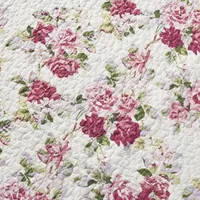 Laura Ashley Lidia Floral Reversible Quilt Set