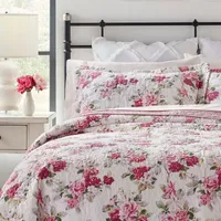 Laura Ashley Lidia Floral Reversible Quilt Set