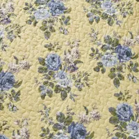 Laura Ashley Linley Floral Reversible Quilt Set