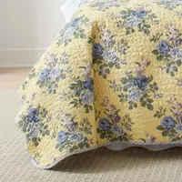 Laura Ashley Linley Floral Reversible Quilt Set