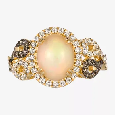 Le Vian® Grand Sample Sale™ Ring featuring 1 1/5 CT. Neopolitan Opal™ Chocolate Diamonds® 3/8 Nude Diamonds™ set 14K Honey Gold™