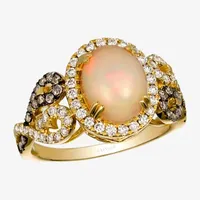 Le Vian® Grand Sample Sale™ Ring featuring 1 1/5 CT. Neopolitan Opal™ Chocolate Diamonds® 3/8 Nude Diamonds™ set 14K Honey Gold™