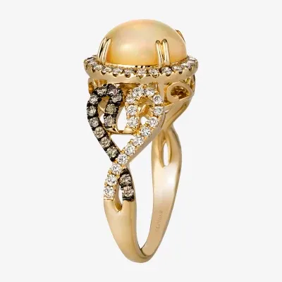 Le Vian Grand Sample Sale® Ring featuring 1  1/5 cts. Neopolitan Opal™, Chocolate Diamonds® , 3/8 Nude Diamonds™ set 14K Honey Gold™