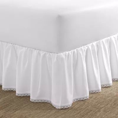 Laura Ashley Crochet Ruffle 16" Bed Skirt