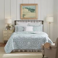 Laura Ashley Mia Floral Reversible Quilt Set