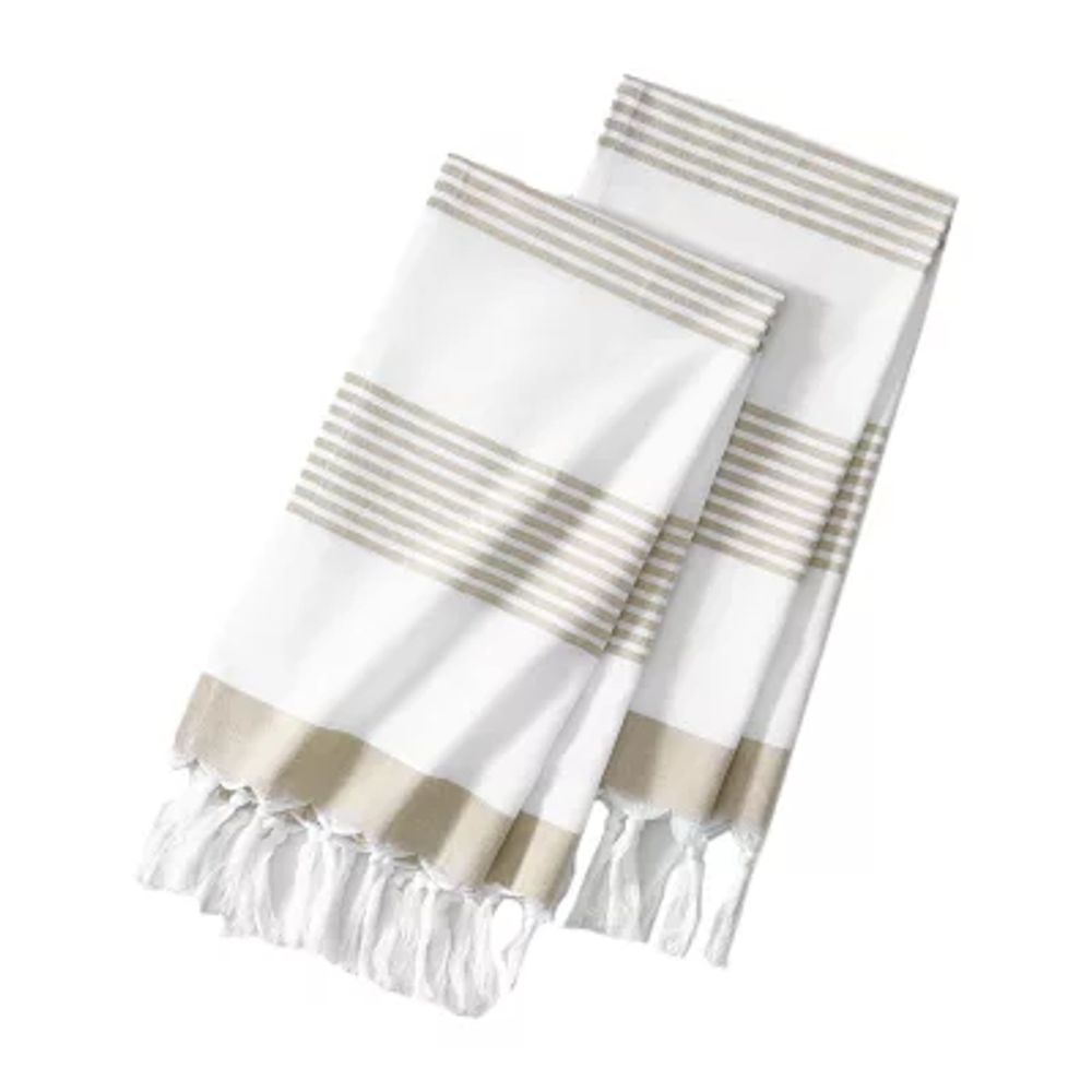 Elrene Home Fashions Boho Harper 2-pc. Hand Towel