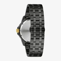 Bulova Marine Star Unisex Adult Diamond Accent Black Stainless Steel Bracelet Watch 98d176