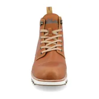 Territory Mens Zion Flat Heel Lace Up Boots