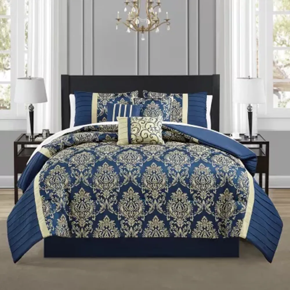 Richmond Park Estate 7-pc. Jacquard Midweight Comforter Set