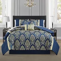 Richmond Park Estate 7-pc. Jacquard Midweight Comforter Set