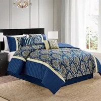 Richmond Park Estate 7-pc. Jacquard Midweight Comforter Set