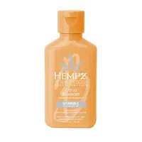 Hempz Mini Citrus Blossom Herbal Body Moisturizer With Brightening Vitamin C 2.25 Oz.