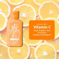 Hempz Mini Citrus Blossom Herbal Body Moisturizer With Brightening Vitamin C 2.25 Oz.