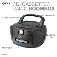 CD Cassette AM/FM Boombox