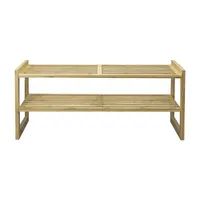 Home Expressions 2-Shelf Bamboo Shoe Racks