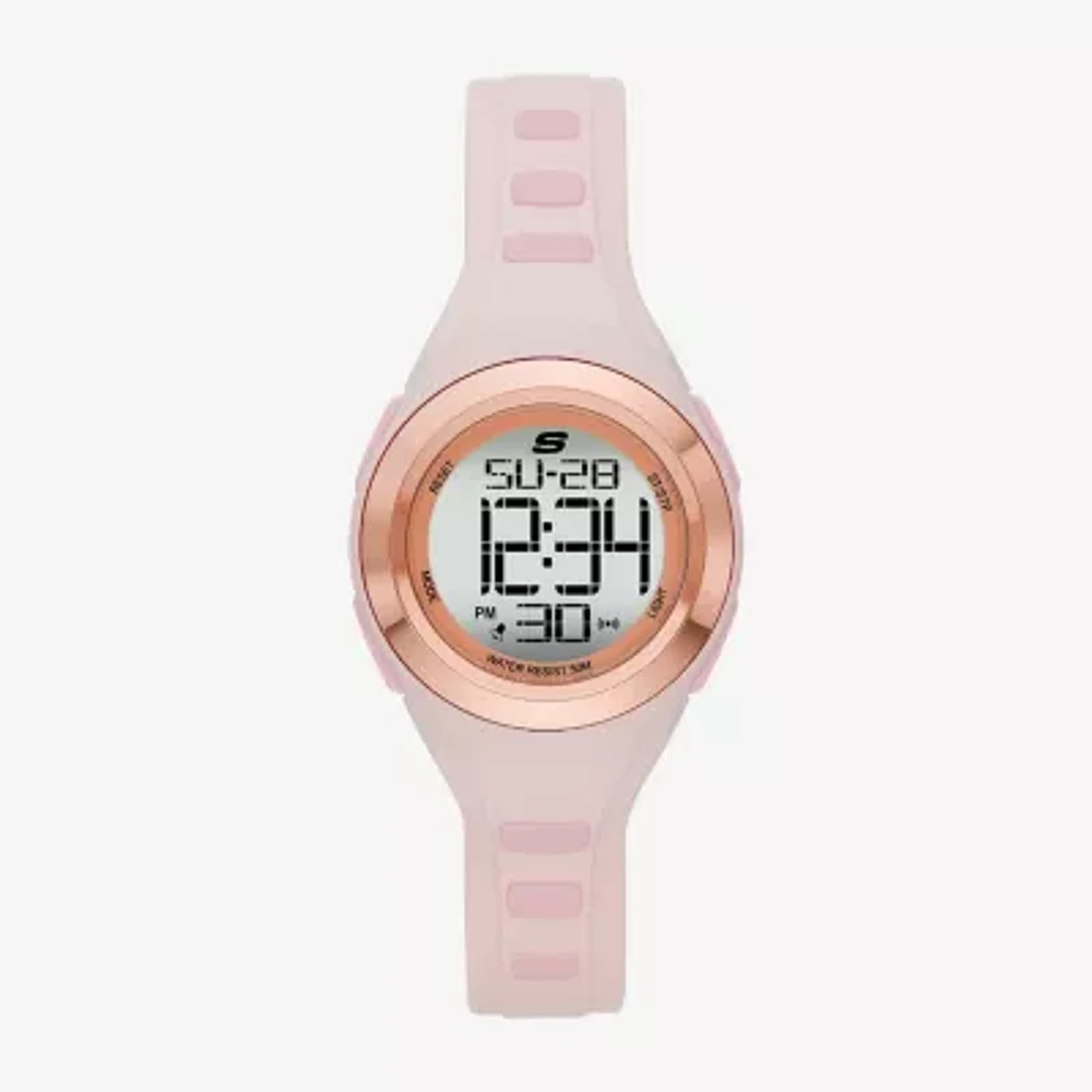 Skechers Womens Pink Strap Watch Sr2115