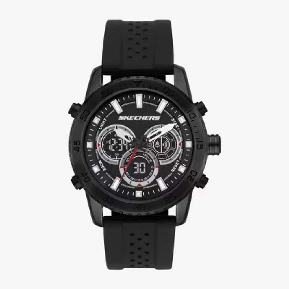 Skechers Mens Black Strap Watch Sr5156