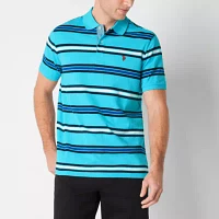 U.S. Polo Assn. Stripe Mens Classic Fit Short Sleeve Shirt