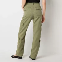 a.n.a Womens High Rise Straight Cargo Pant