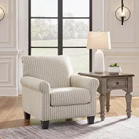 Signature Design By Ashley Valerani Stripe Accent Chair