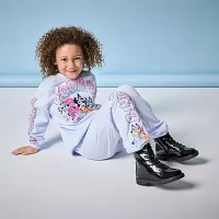 Thereabouts Little & Big  Girls Reese Flat Heel Combat Boots