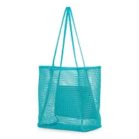 Mixit Open Weave Mesh Tote Bag