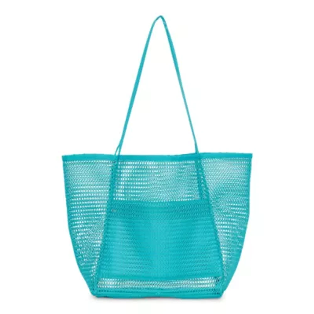 Mixit Open Weave Mesh Tote Bag