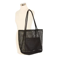 Mixit Open Weave Mesh Tote Bag
