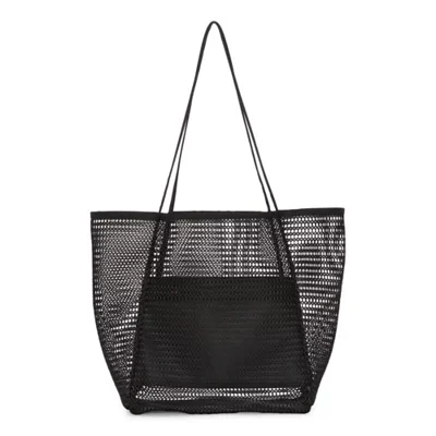 Mixit Open Weave Mesh Tote Bag