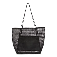 Mixit Open Weave Mesh Tote Bag