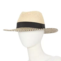 a.n.a Belted Womens Panama Hat