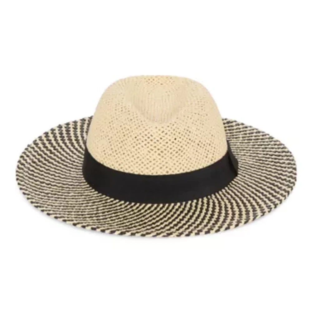 a.n.a Belted Womens Panama Hat