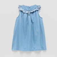 Okie Dokie Toddler & Little Girls Sleeveless A-Line Dress